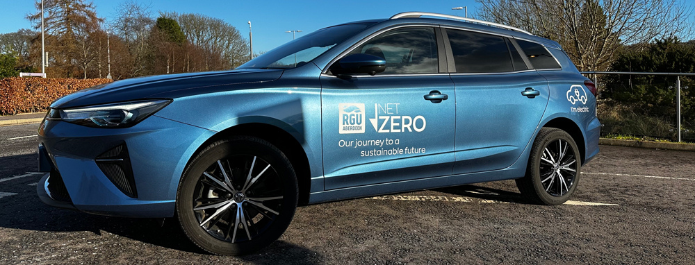 Car with Net Zero Branding